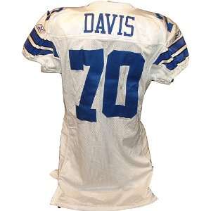  Leonard Davis #70 Cowboys at Redskins 11 22 2009 Game Used 