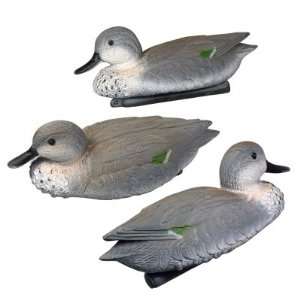  3 Pack 10 3/5 Life Size Greenwing Floater Female Hen 