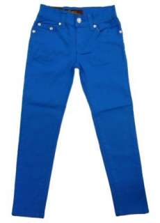    Lings Girls Stretch Colored Skinny Jeans (4   14): Clothing