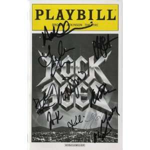  Rock of Ages Autographed Playbill 