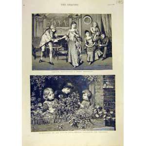  1883 Dress Rehearsal Theatre London Poor Garden Window 