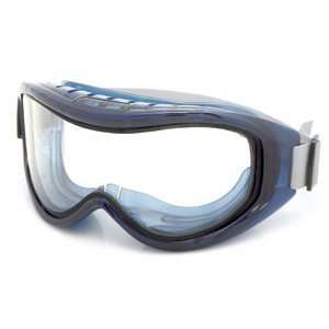 Safety Goggles Chemical Splash OdysseyII Blue PVC Body, Smoke Anti Fog 