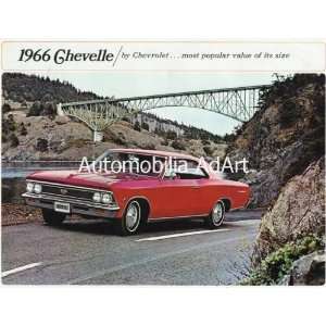  1966 Chevrolet Chevelle Sales Brochure: Everything Else