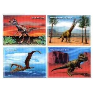  3D Dinosaur Postcards   Not available in Stores   4 Very 