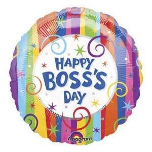  Boss Day Balloons   18 Bosss Day Stripes Toys & Games