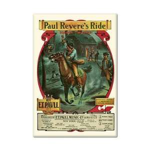  Paul Reveres Ride E. T. Paull Fridge Magnet: Everything 