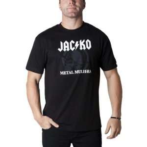 Metal Mulisha Jacko Black Mens Short Sleeve Race Wear Shirt   Black 