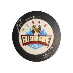  Pierre Turgeon autographed 1994 NHL All Star Game Hockey 