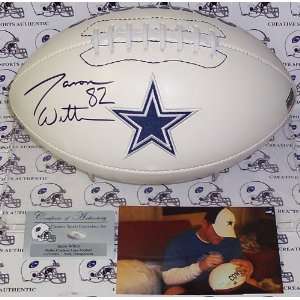   Jason Witten Hand Signed Dallas Cowboys Logo Football 