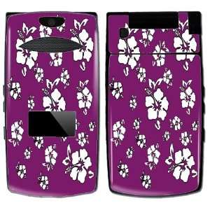  Hibiscus Design Decal Protective Skin Sticker for Sanyo 