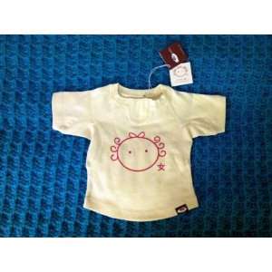 WOBABYBASICS: 100% Organic Cotton Baby / Toddler T Shirt ~ Nu (*Girl 
