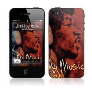    JIMI50133 Screen protector iPhone 4/4S Jimi Hendrix?   Hear My Music
