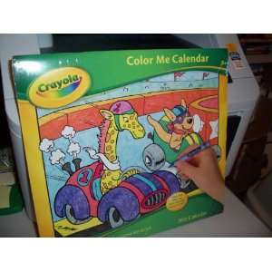   16 Month Wall Calendar   Crayola Color Me Calendar: Everything Else