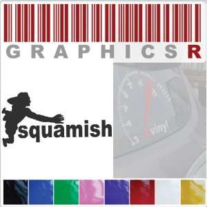  Sticker Decal Graphic   Rock Climber Squamish Guide Crag 