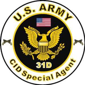  United States Army MOS 31D CID Special Agent Decal Sticker 