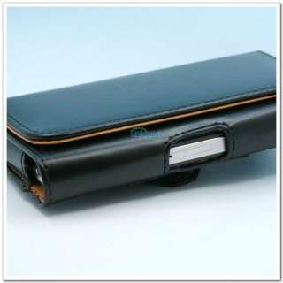 Black Leather Case Belt Clip For iPhone 3G 4G  