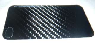 Carbon fiber back plate cover for iPhone 4 4S fit Element Vapor case 