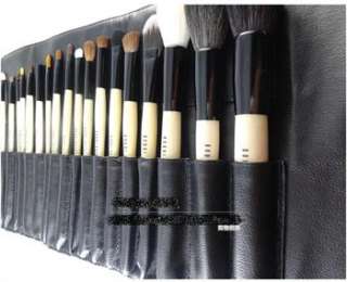 Brand New Bobbi Brown Makeup 18 Brush Set Tool Pouch Case Bag  