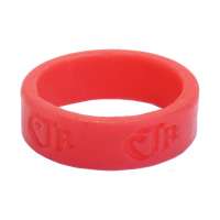 NEW! Popular Kids Medium Red Silicone LDS CTR Ring  