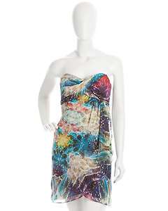Nicole Miller Multicolor Printed Dress  