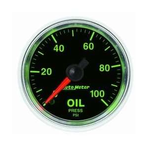 Auto Meter 3821 GS Mechanical Oil Pressure Gauge 