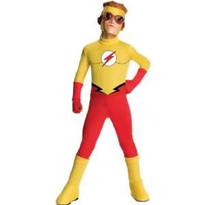  Young Justice Kids Flash Costume: Toys & Games