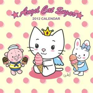   2012 Angel Cat Sugar Square 12X12 Wall Calendar by 