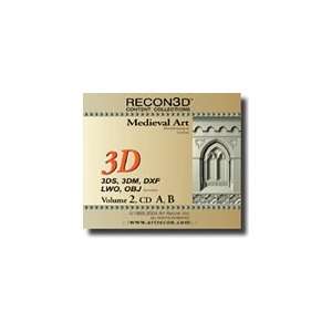 RECON3D Vol.2 Medieval Art, 3D Content Collection (3DS, 3DM, DXF, LWO 