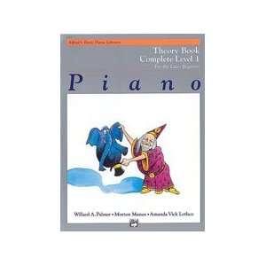  Alfreds Basic Piano Course Theory Book Complete 1 (1A/1B 