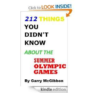 212 Things You Never Knew About The Summer Olympic Games: Garry 