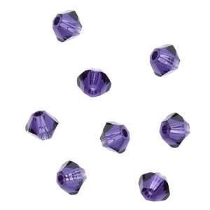  Swarovski Crystal #5328 3mm Bicone Beads Purple Velvet (25 
