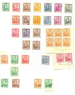 NEW ZEALAND 1938 KGVI DUPLICATED RANGE WITH MINT & USED  