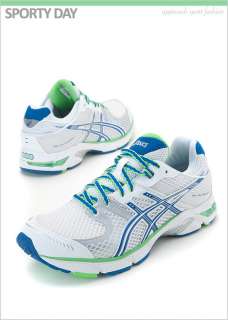    DS TRAINER 17 Running Shoes White, Blue, Neon Green T212N 0147 #G22