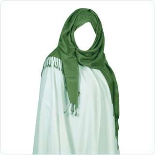 Green cotton hijab scarf veil islam muslim bonnet islam  