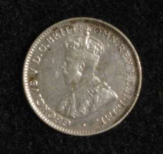 1928 Australia 3 Pence Silver Coin .041 ASW KM # 24 XF  