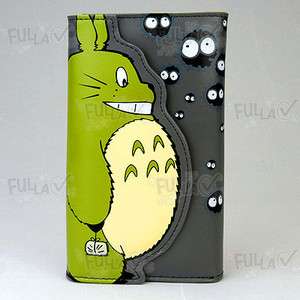 My Neighbor Totoro Clutch Wallet Purse with Zipped Coins Pocket #048