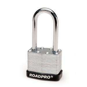 RoadPro RPLS 40L 40mm Laminated Steel Padlock with Bumper Guard and 2 