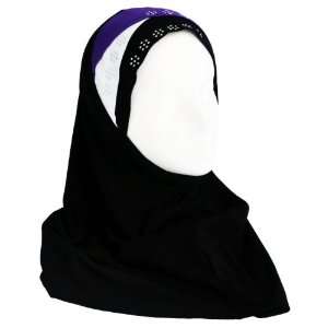   with White and Purple Layers 1 Piece Al Amira Hijab 