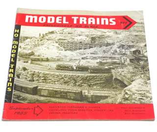 Model Trains HO Scale September 1953 Magazine  