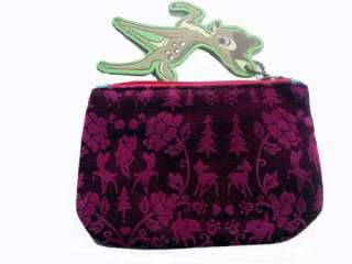 Loungefly Disney Bambi Velvet Clasp Purse Coin Bag Wallet BBWS001 