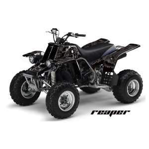 AMR Racing Yamaha Banshee 350 ATV Quad Graphic Kit   Reaper Black