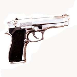  M92 Automatic Pistol   Nickel Non firing Replica 