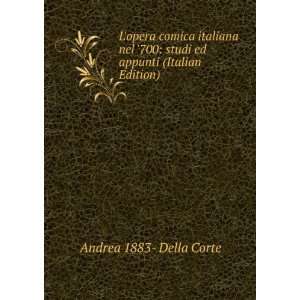   appunti (Italian Edition): Andrea 1883  Della Corte:  Books