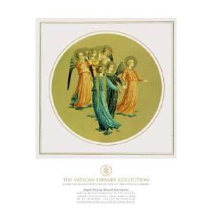   Playing Musical Instruments by Fra Angelico 18x24: Home & Kitchen
