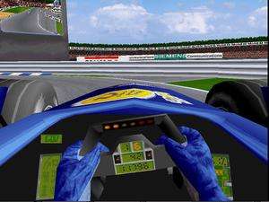Official Formula 1 Racing PC CD Grand Prix car game!  