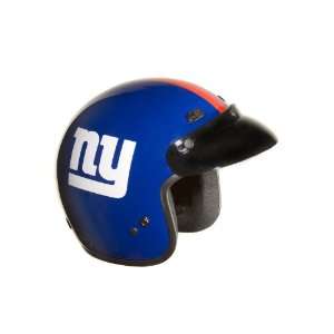 Brogies Bikewear NFL New York Giants Motorcycle Three Quarter Helmet 