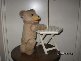 Antique Fechter Old Baby Bear Austria Mohair 30 cm Rare  
