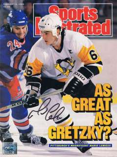 Item Description   This is an autographed Sports Illustrated cover of 