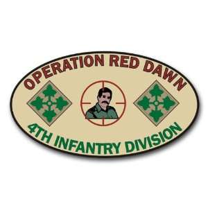  Red Dawn 4th Infantry Division Decal Sticker 3.8 Everything Else