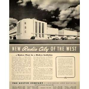   Ad Austin Radio City NBC Building Construction   Original Print Ad